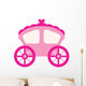 Pink Cinderella Carriage Wall Decal