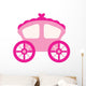 Pink Cinderella Carriage Wall Decal