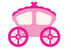 Pink Cinderella Carriage Wall Decal