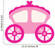 Pink Cinderella Carriage Wall Decal