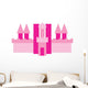 Pink Princess Castle Wall Decal