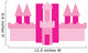 Pink Princess Castle Wall Decal