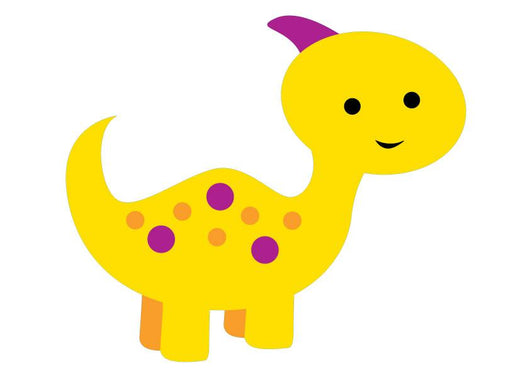 Cute Little Dinosaur Wall Decal