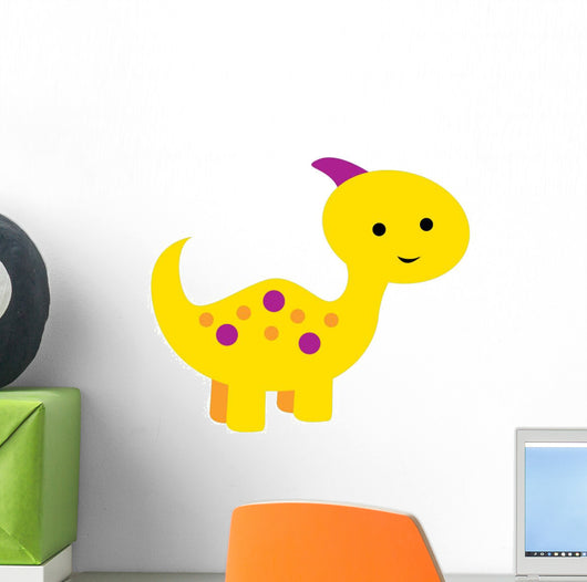 Cute Little Dinosaur Wall Decal