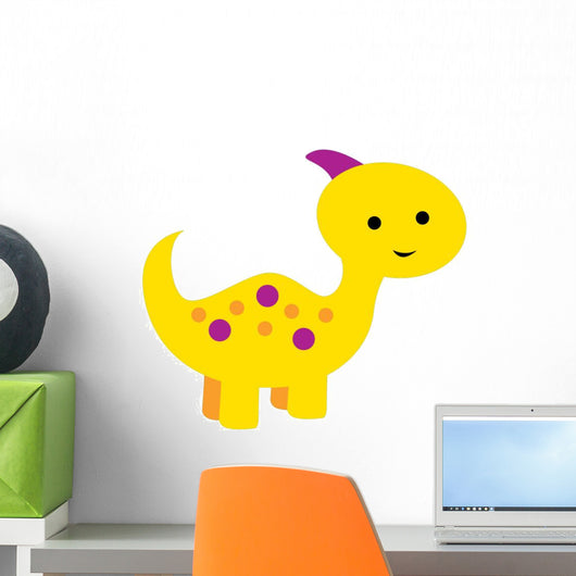 Cute Little Dinosaur Wall Decal