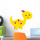 Cute Little Dinosaur Wall Decal