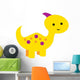 Cute Little Dinosaur Wall Decal