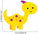 Cute Little Dinosaur Wall Decal