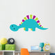 Cute Little Dinosaur Wall Decal