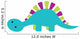 Cute Little Dinosaur Wall Decal