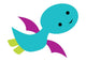 Cute Little Dinosaur Wall Decal