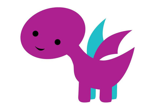 Cute Little Dinosaur Wall Decal