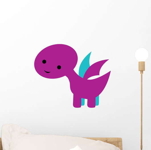 Cute Little Dinosaur Wall Decal