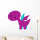 Cute Little Dinosaur Wall Decal