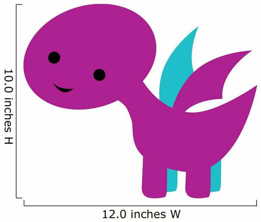 Cute Little Dinosaur Wall Decal