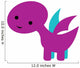 Cute Little Dinosaur Wall Decal