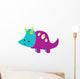 Cute Little Dinosaur Wall Decal