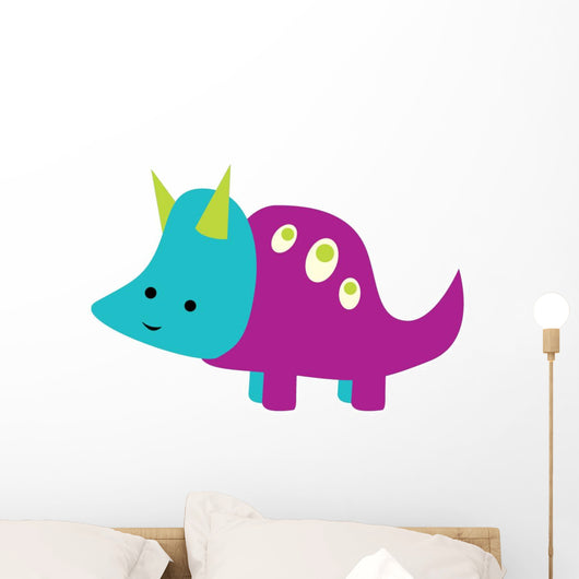 Cute Little Dinosaur Wall Decal
