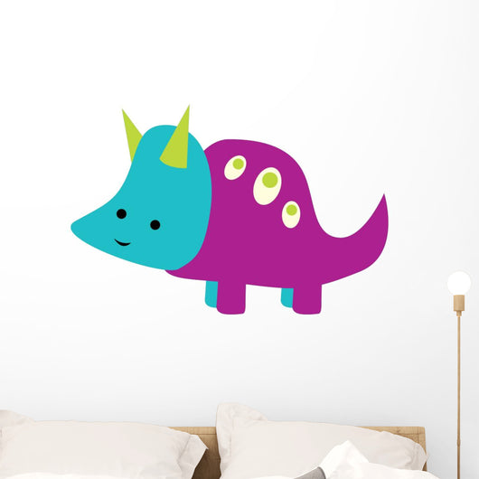 Cute Little Dinosaur Wall Decal