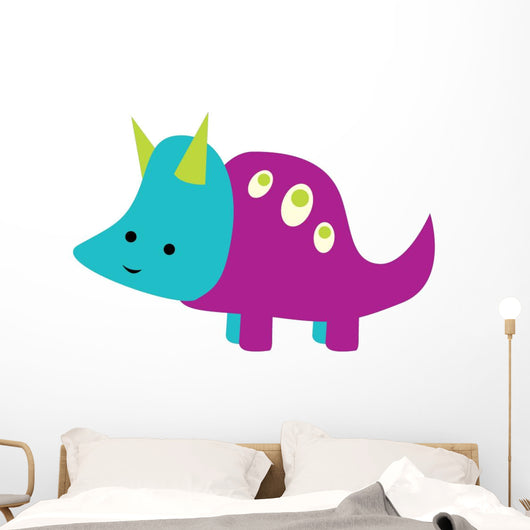 Cute Little Dinosaur Wall Decal