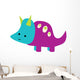Cute Little Dinosaur Wall Decal