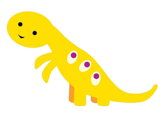 Cute Little Dinosaur Wall Decal