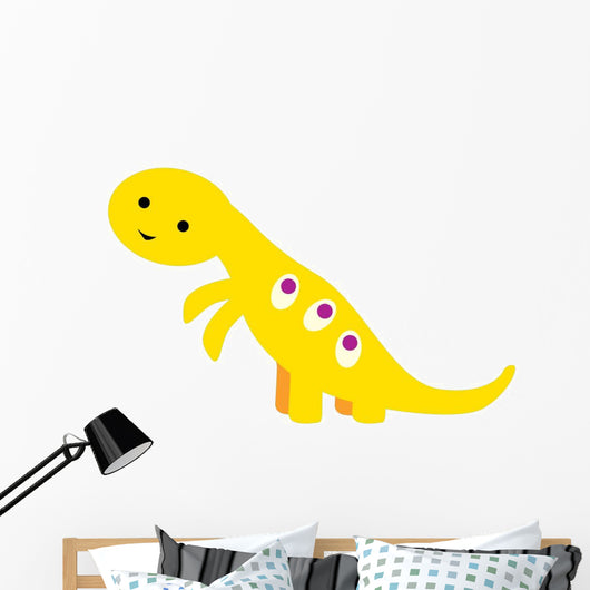Cute Little Dinosaur Wall Decal
