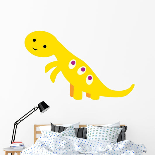 Cute Little Dinosaur Wall Decal