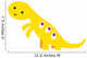 Cute Little Dinosaur Wall Decal