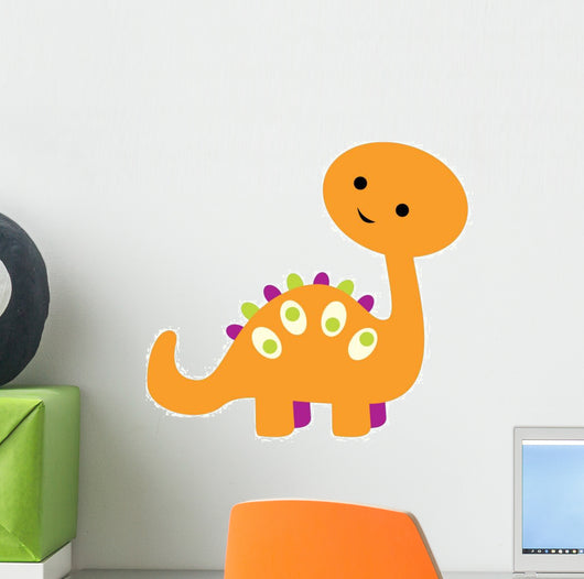Cute Little Dinosaur Wall Decal