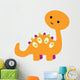 Cute Little Dinosaur Wall Decal