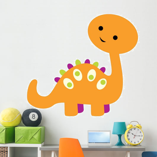 Cute Little Dinosaur Wall Decal
