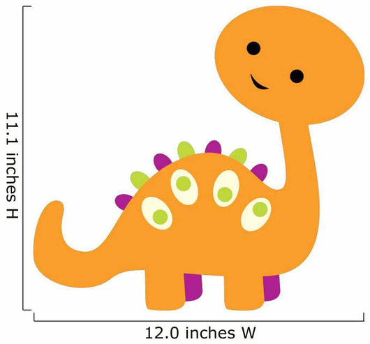 Cute Little Dinosaur Wall Decal