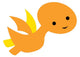 Cute Little Dinosaur Wall Decal