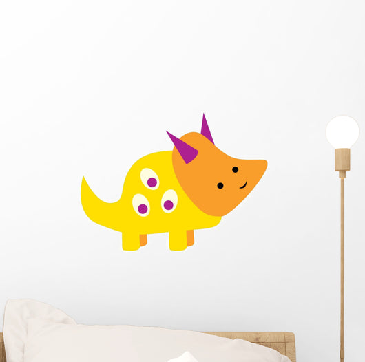 Cute Little Dinosaur Wall Decal