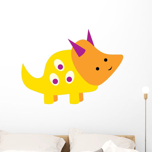 Cute Little Dinosaur Wall Decal