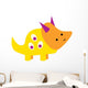 Cute Little Dinosaur Wall Decal