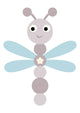 Cartoon Baby Dragonfly Wall Decal
