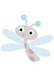 Cute Little Dragonfly Wall Decal