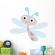 Cute Little Dragonfly Wall Decal
