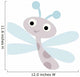 Cute Little Dragonfly Wall Decal