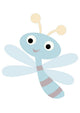 Cute Little Dragonfly Wall Decal