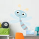Cute Little Dragonfly Wall Decal