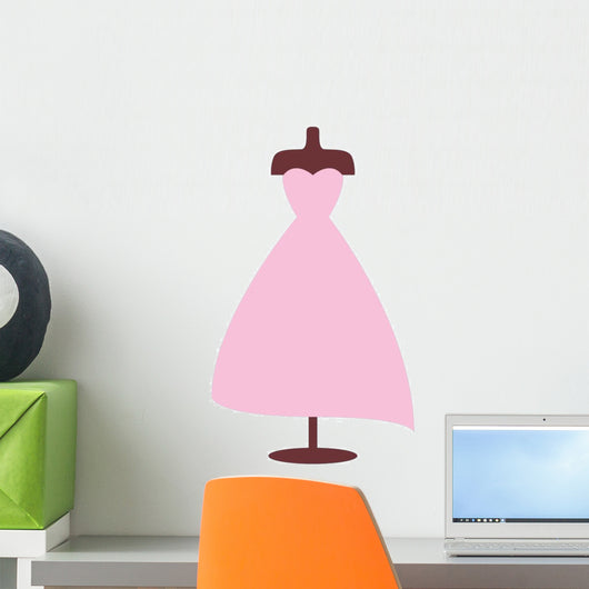 dress cartoon Cute Pink Wall Decal 160+ Prom Dress Cartoon Stock