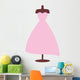 Cute Pink Cartoon Dress Wall Decal