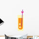Cute Little Orange Juice Wall Decal