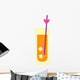 Cute Little Orange Juice Wall Decal