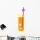 Cute Little Orange Juice Wall Decal