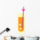 Cute Little Orange Juice Wall Decal