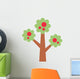 Cartoon Apple Tree Wall Decal